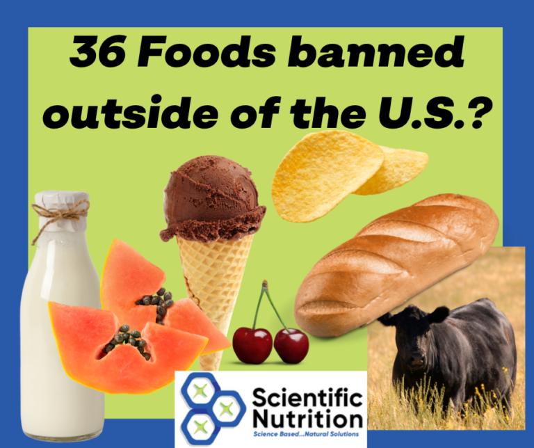 U S Foods Banned In Other Countries Scientific Nutrition Hair