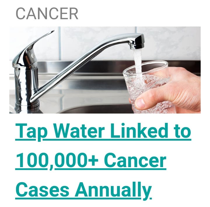 You are currently viewing Cancer causing tap water is full of heavy metals and toxicity!
