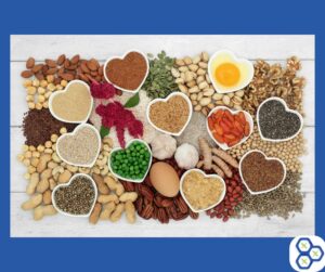 Foods that can help you to improve your heart health.