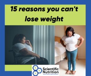 Read more about the article 15 reasons you can’t lose weight