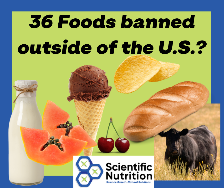 36 U.S. foods banned in other countries! Hair Analysis