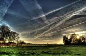 Chemtrails in the skies above are dropping toxins onto our planet and blocking the sun we need to survive.