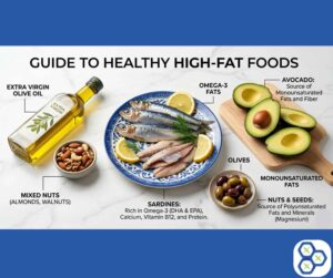 Learn which foods are high-fat and good for your brain and body. HTMA will guide you to what fats are best for your oxidation rate.
